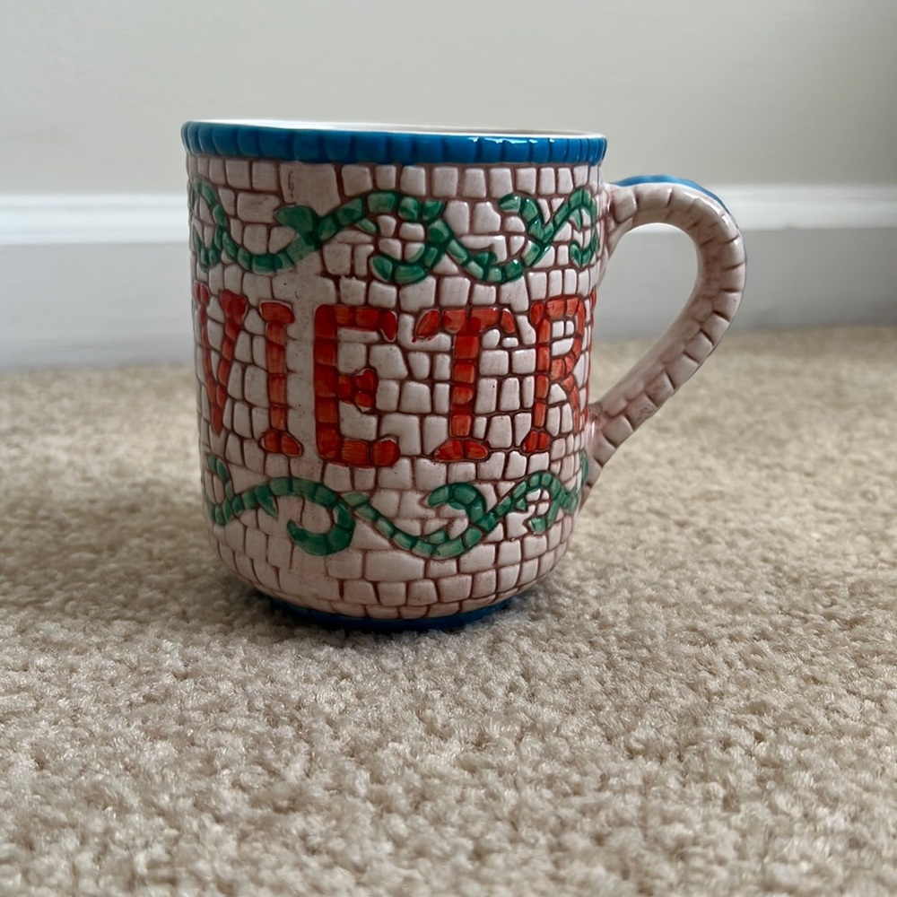 Vietri 20th Anniversary 1983-2013 Mosaic Tile Mug